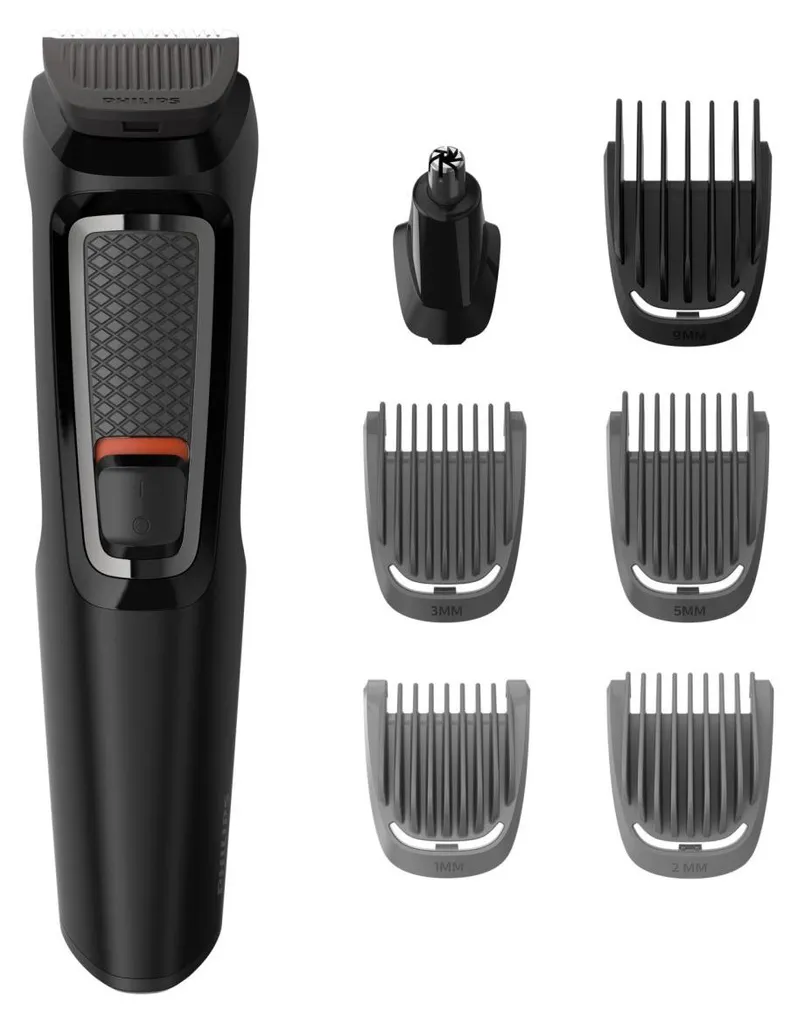 Tondeuse Philips MG3730/15 avec lames auto-affûtées et 8 embouts