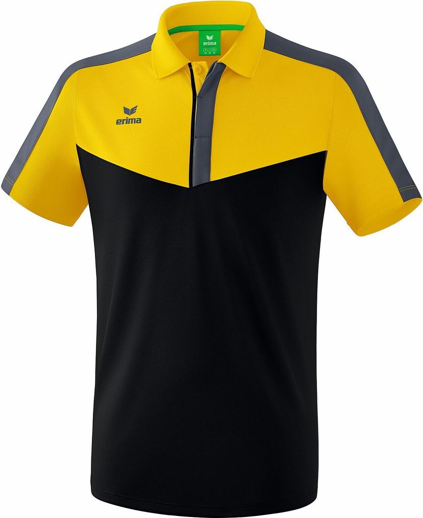 ERIMA SQUAD poloshirt function yellow/black/slate grey L