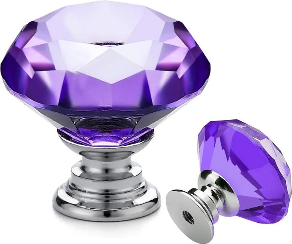 Bouton en cristal de verre haute qualité - Design élégant pour meuble