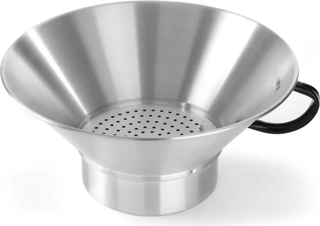 Grand panier de friture circulaire ø40 cm en aluminium gris Hendi
