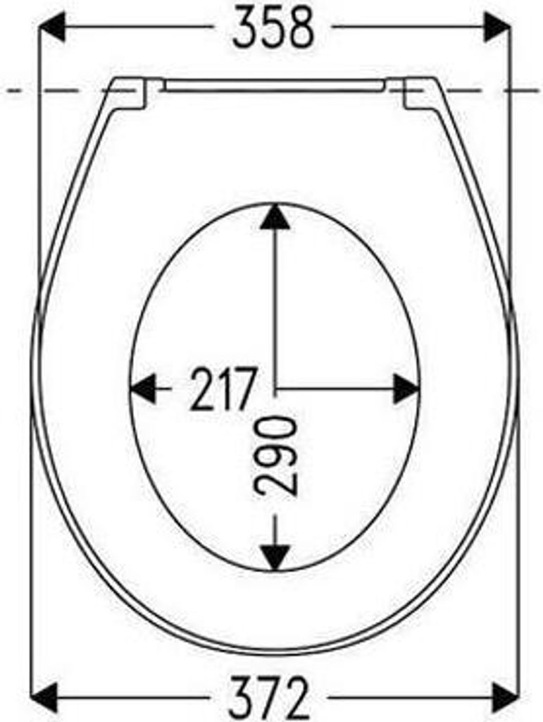 Hamberger WC-Sitz Toilettensitz Passat mit Deckel SoftClose Obrázok produktu 