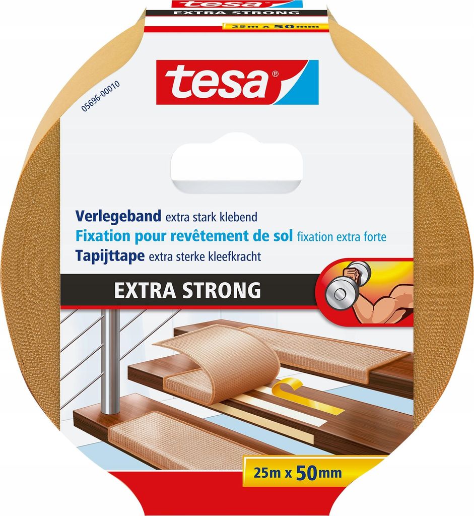TESA 5696, Biela, Zapínanie, Polypropylén (PP), 20%, 25 m, Obrázok produktu 