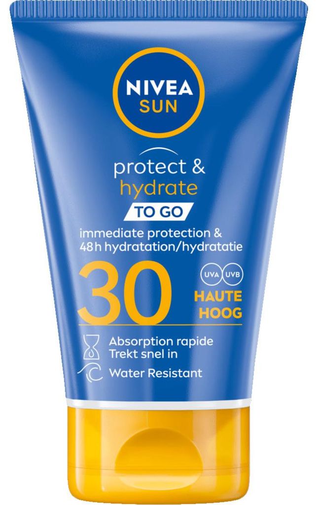 NIVEA SUN PROTECT & HYDRATE TO GO Sonnencreme LSF 50, 50 ml Produktbild 