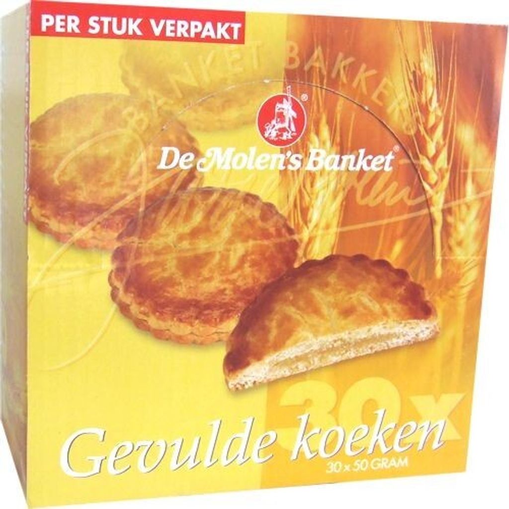 De Molen - de Molen Stoffkuchen 50gr | Box ein 30 Stück Produktbild 