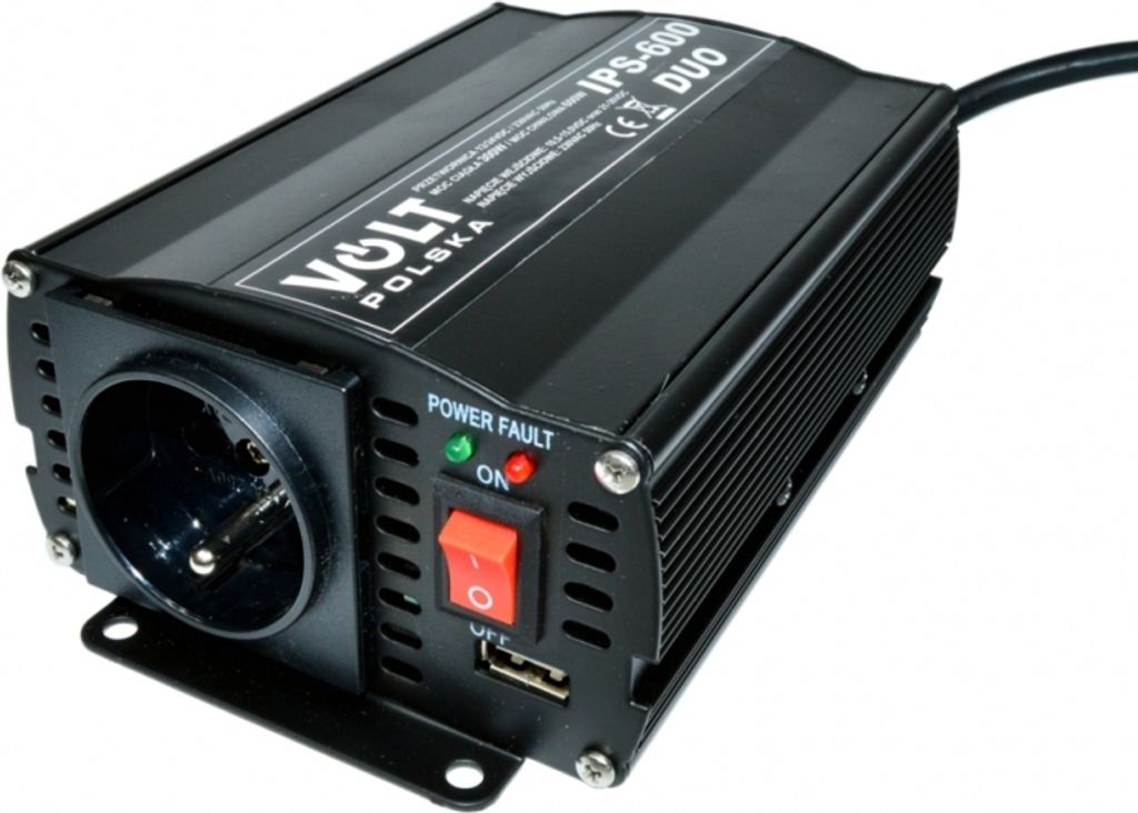 Měnič napětí VOLT IPS 600 DUO 12V/230V+24V/230V 300W, USB Obrázek produktu 