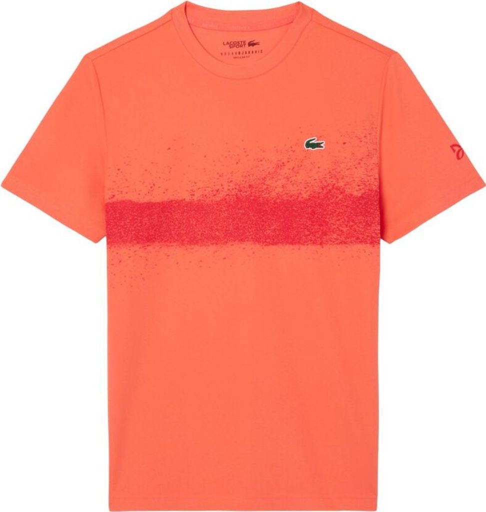 Lacoste T-Shirt Sport Rundhalsausschnitt Herren Orange