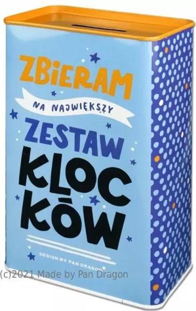 Skarbonka Happy-Zestaw klocków