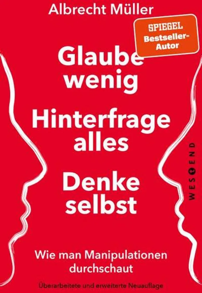 T-shirt Glaube Wenig Hinterfrage Alles : Vêtement Inspirant en Coton Bio