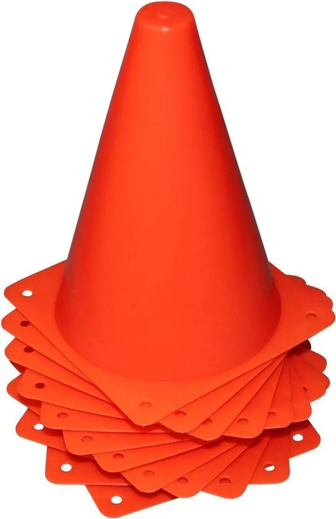 Petit cône d'entraînement 19 cm incassable pour sport et agility kids