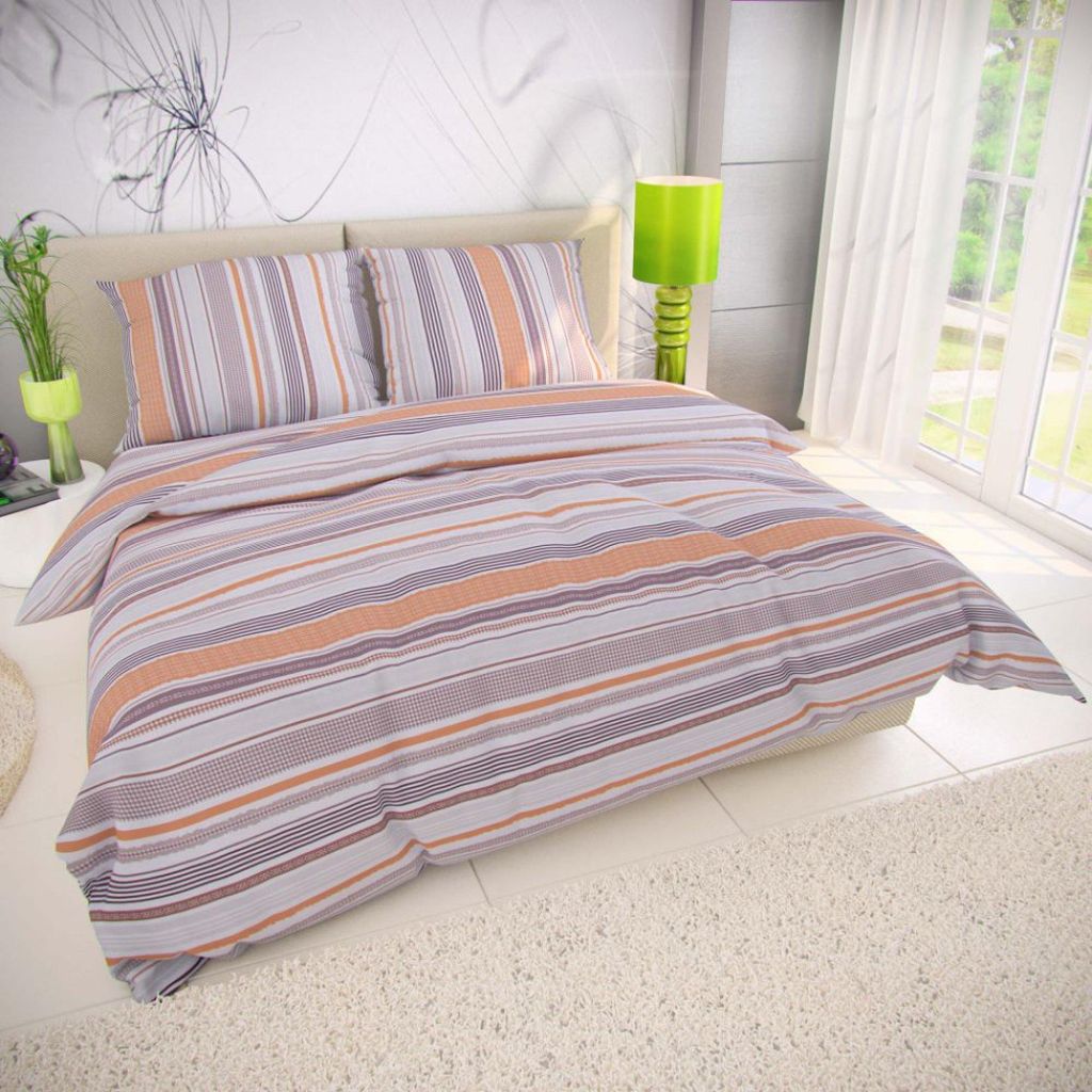 Klassische Baumwollbettwäsche 140x200, 70x90cm VENTA beige