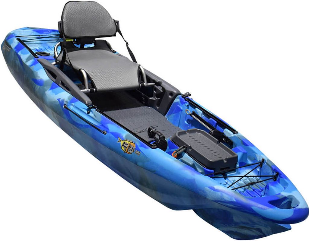 3Waters Angelkajak Big Fish 105 Wave Camo
