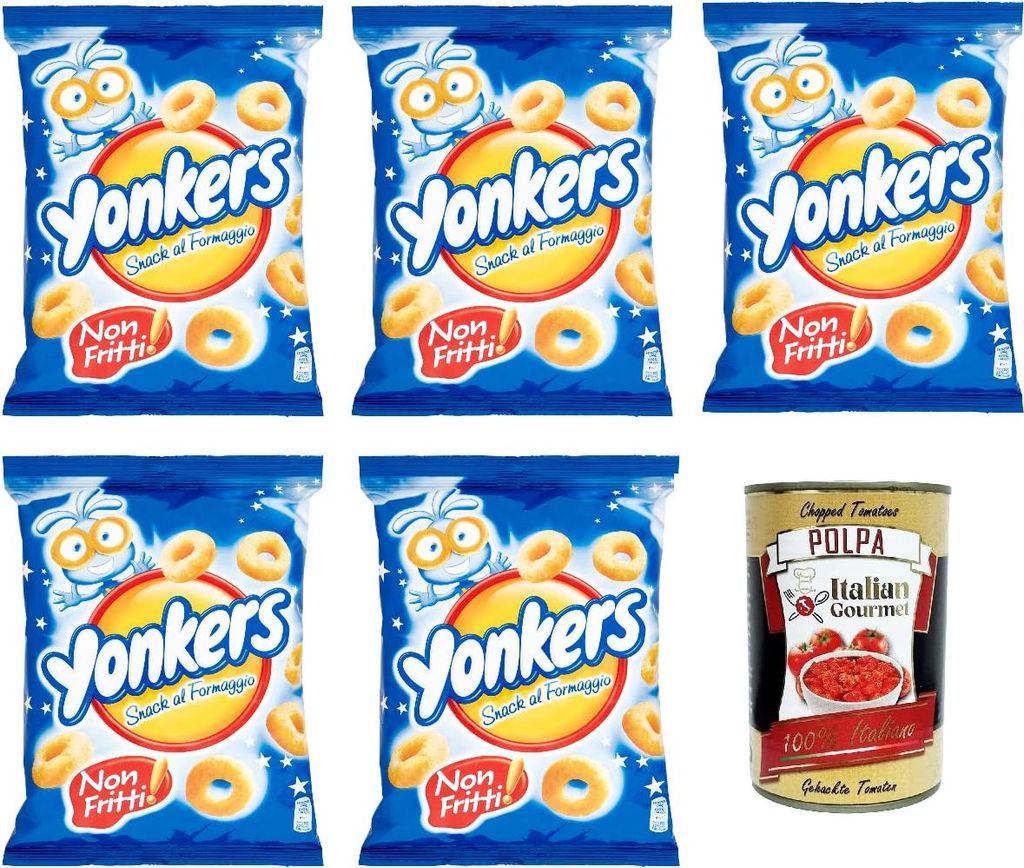 Yonkers Snack al Formaggio, Knusprige Maisringe mit Produktbild 
