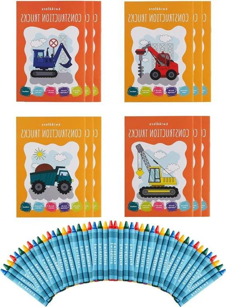 Kit coloriage voyage A5 avec 48 craies pour occuper les enfants