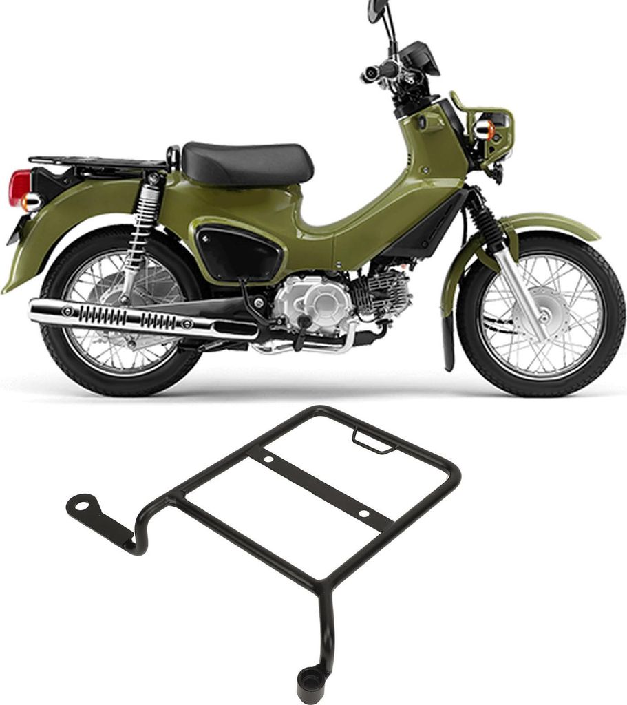 Motorrad-Seitengepäckträger, rostfrei, Satteltasche, Reisehalterung, passend für Cross Super CUB50 CUB110 rechts