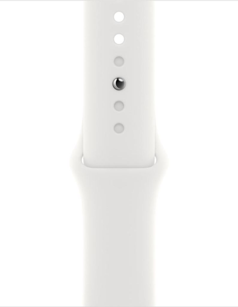 Apple MP6V3ZMA Cinturino Sport per Apple Watch 41 mm Bianco Immagine del prodotto 