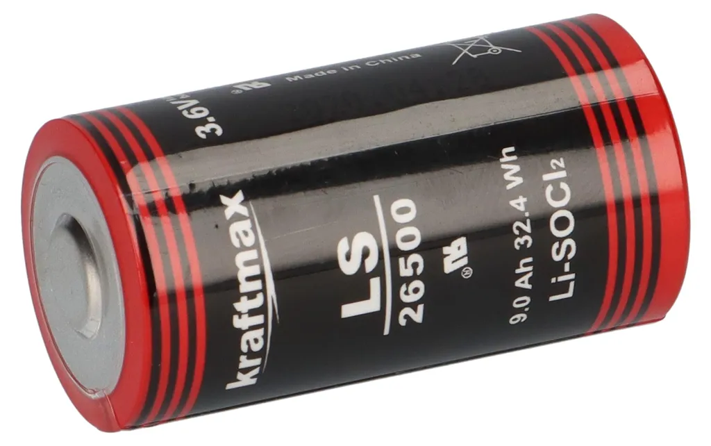 Pile Kraftmax LS26500 C Lithium 3.6V haute performance, lot de 10