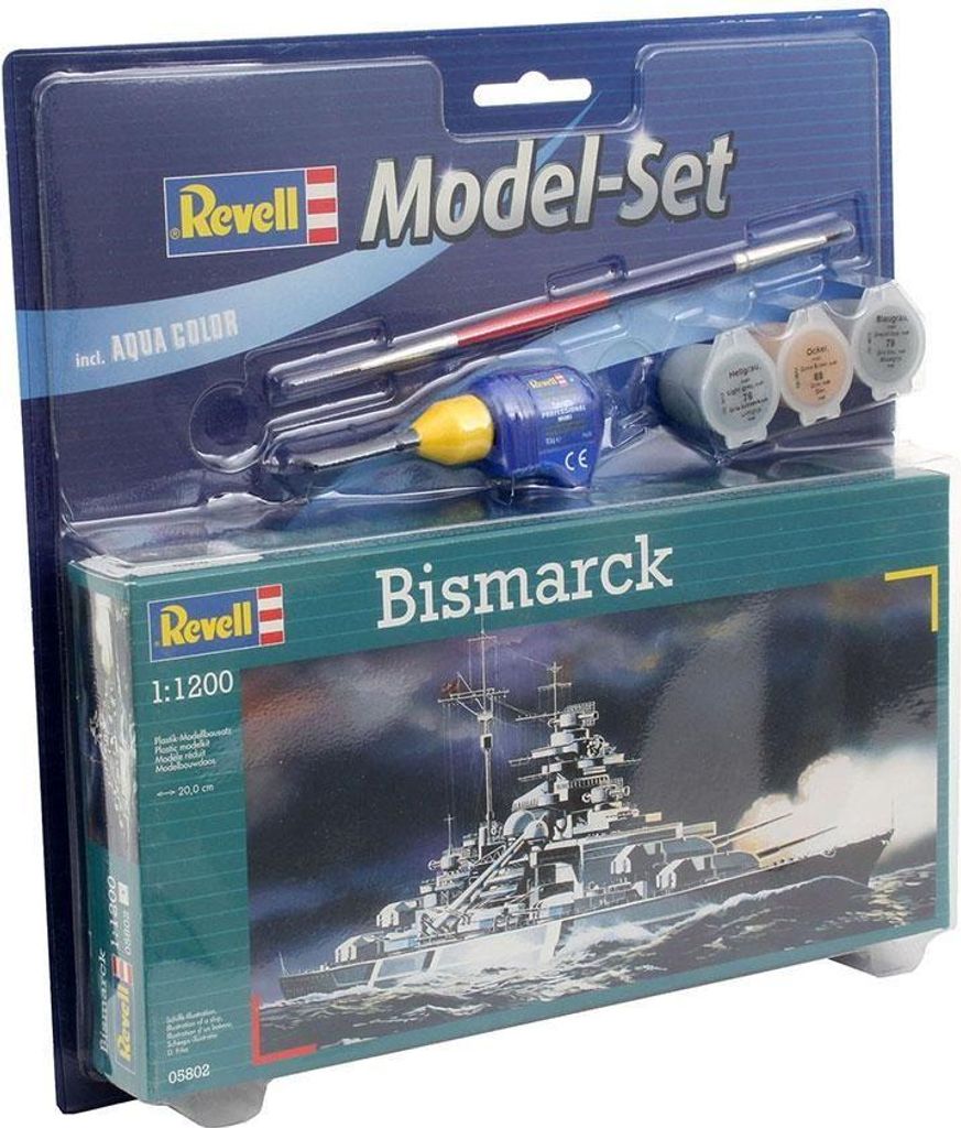 Revell Model Set Bismarck 1:1200 Immagine del prodotto 