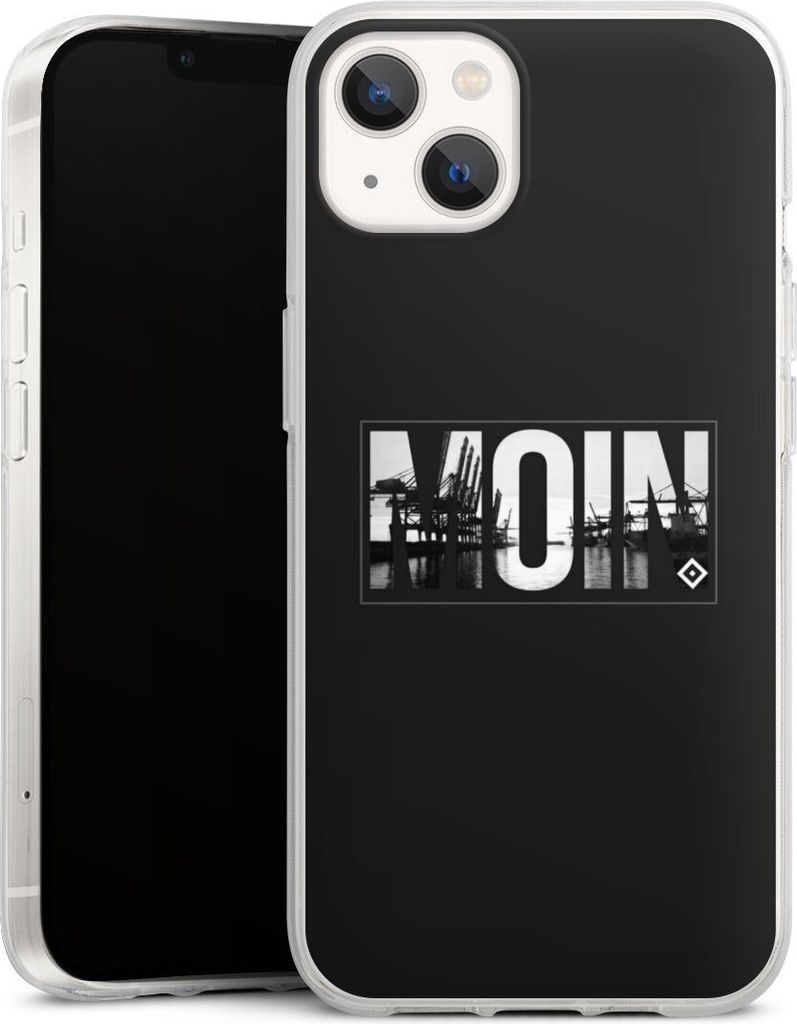 DeinDesign Handyhülle für Apple iPhone 13 Silikon Hülle Case Smartphone Schutzhülle HSV Hamburger SV Offizielles Lizenzprodukt