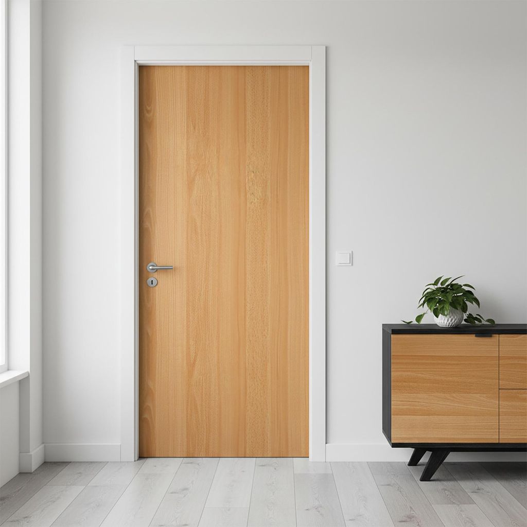 Klebefolie Möbel 90x210 cm - Buche Rot