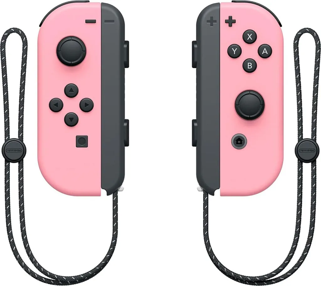 Contrôleurs Joy-Con Switch Rose Pastel Vibrations HD et Capteurs Six-Axis - 2