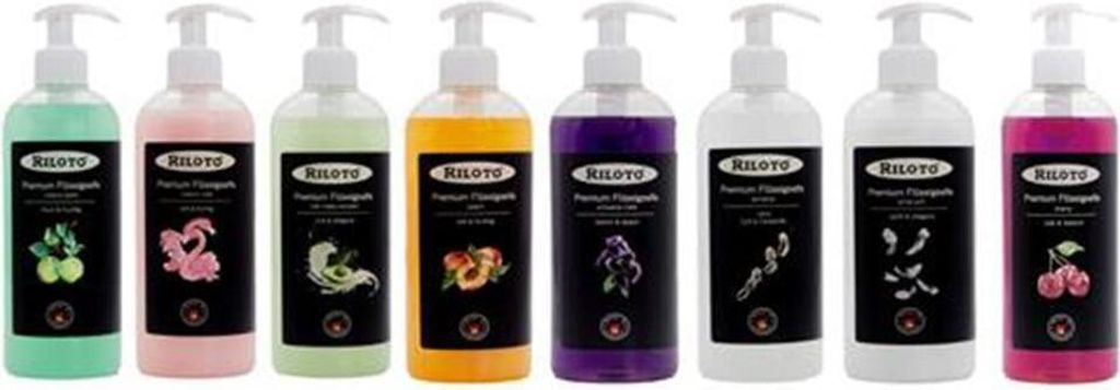 8x Riloto Premium Flüssigseife 500ml Cremeseife Handseife gemischt