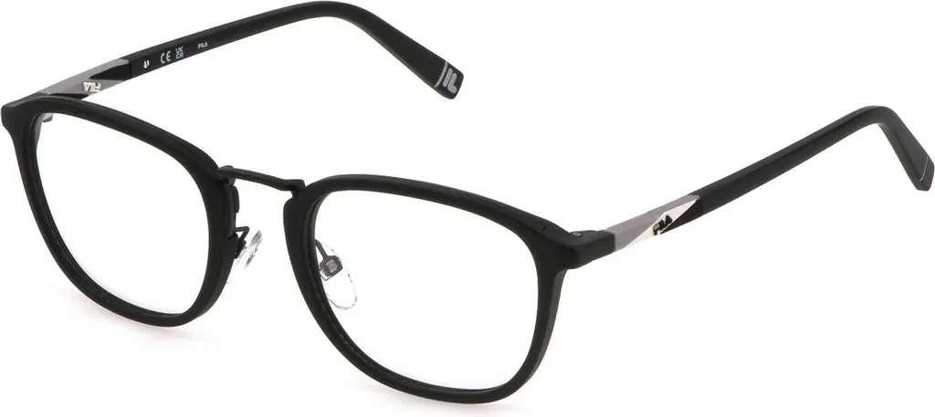 Lunettes de vue FILA VFI540 Monture Optique Noire Mate pour Homme