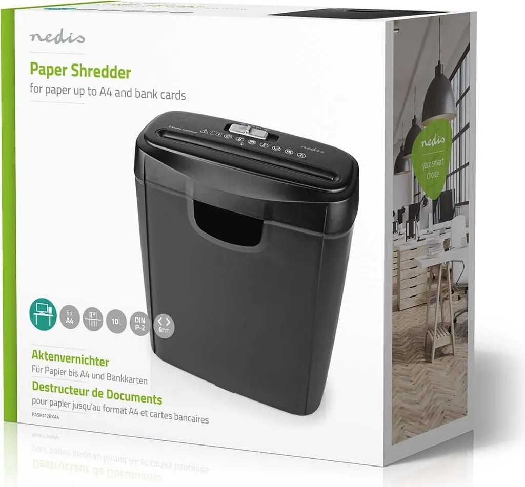 Éliminez vos factures avec ce destructeur de documents compact 10L - 18
