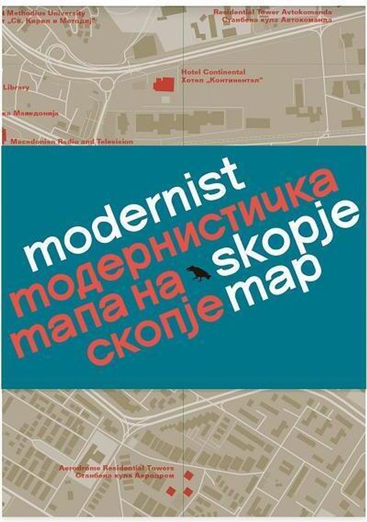 Modernist Skopje Map