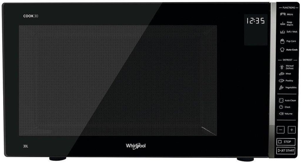 Whirlpool Microgolf Zwart MWP301B Productafbeelding 
