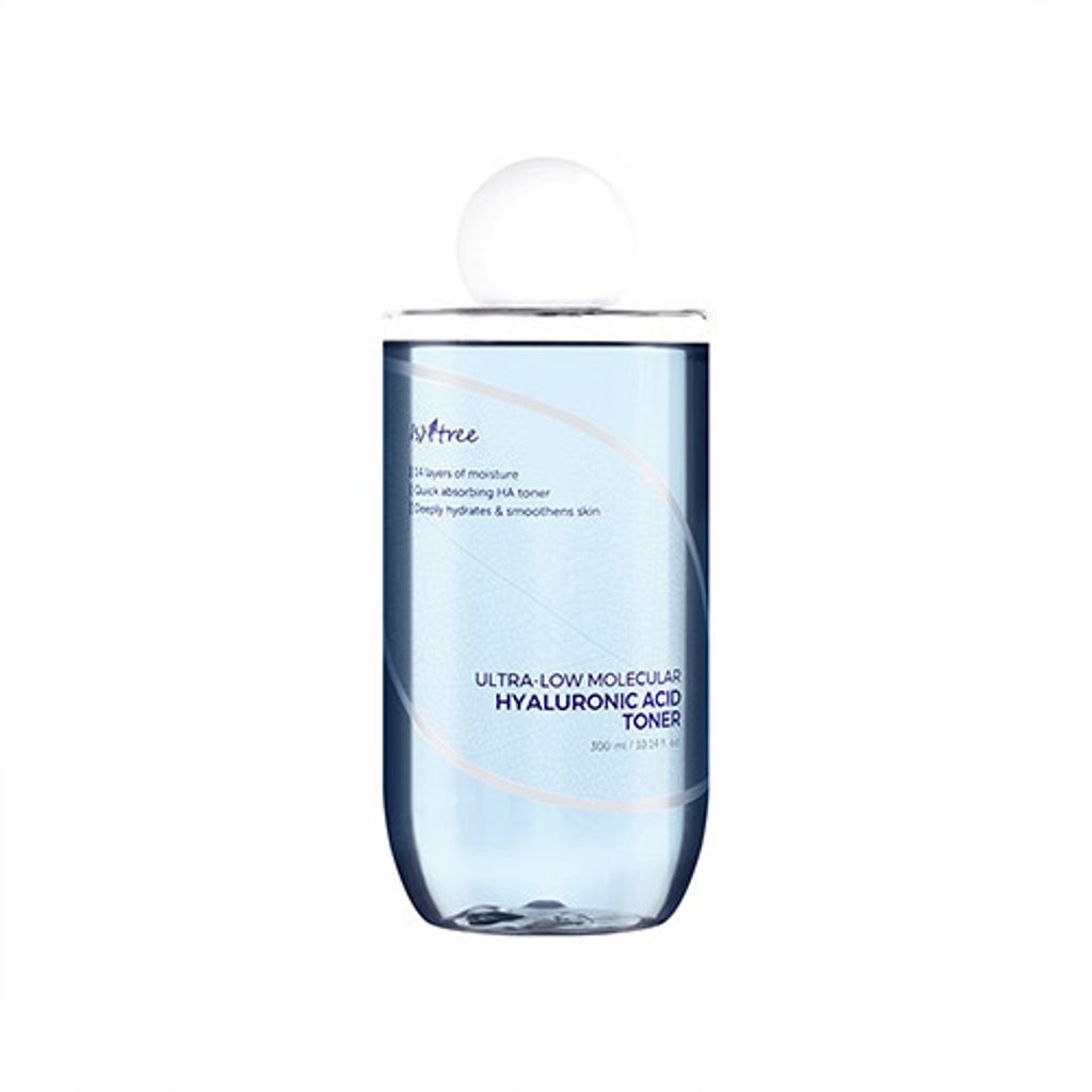 ISNTREE ULTRA-LOW MOLECULAR HYALURONIC ACID TONER 300ml - Zdjęcie produktu 