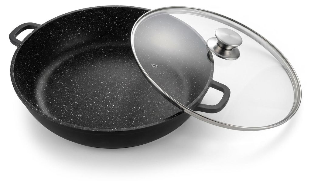 32 cm Schmorpfanne Bräter Bratpfanne Servierpfanne Produktbild 