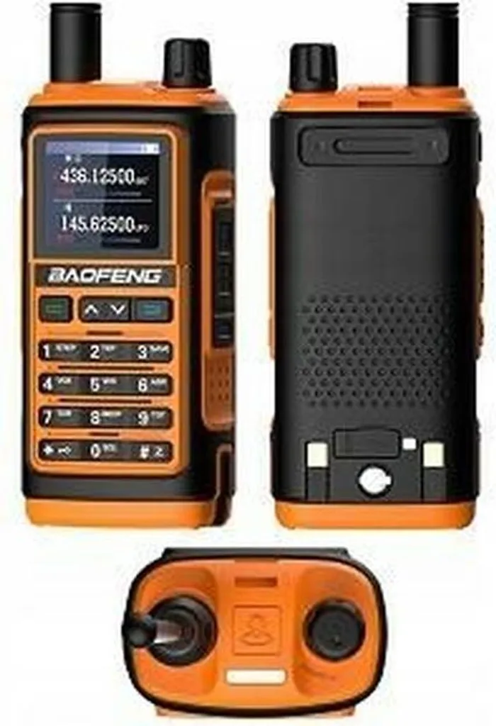 Radio portative Baofeng UV-17E Orange bi-bande VHF UHF longue portée