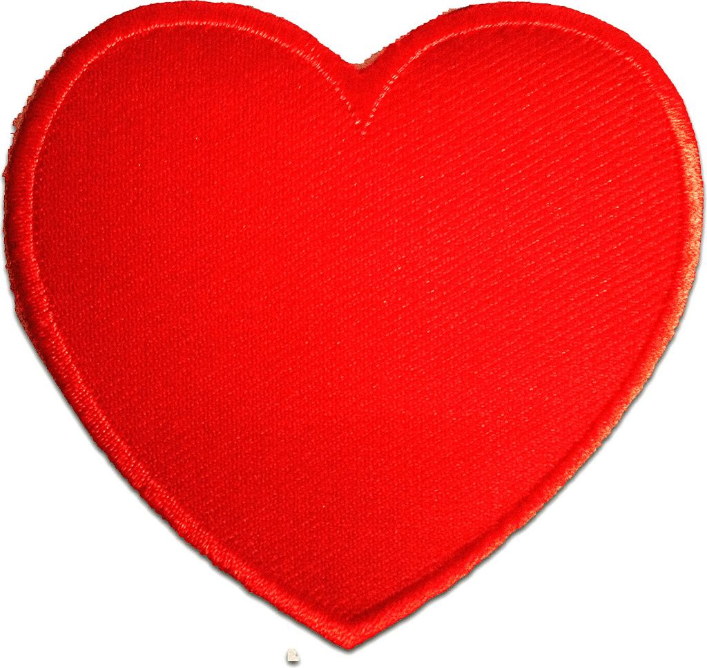 Herz Liebe - Aufnäher, Bügelbild, Aufbügler, Applikationen, Produktbild 