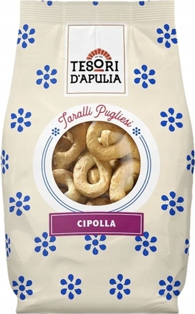 Taralli Gusto Cipolla 400g - Tesori d'Apulia