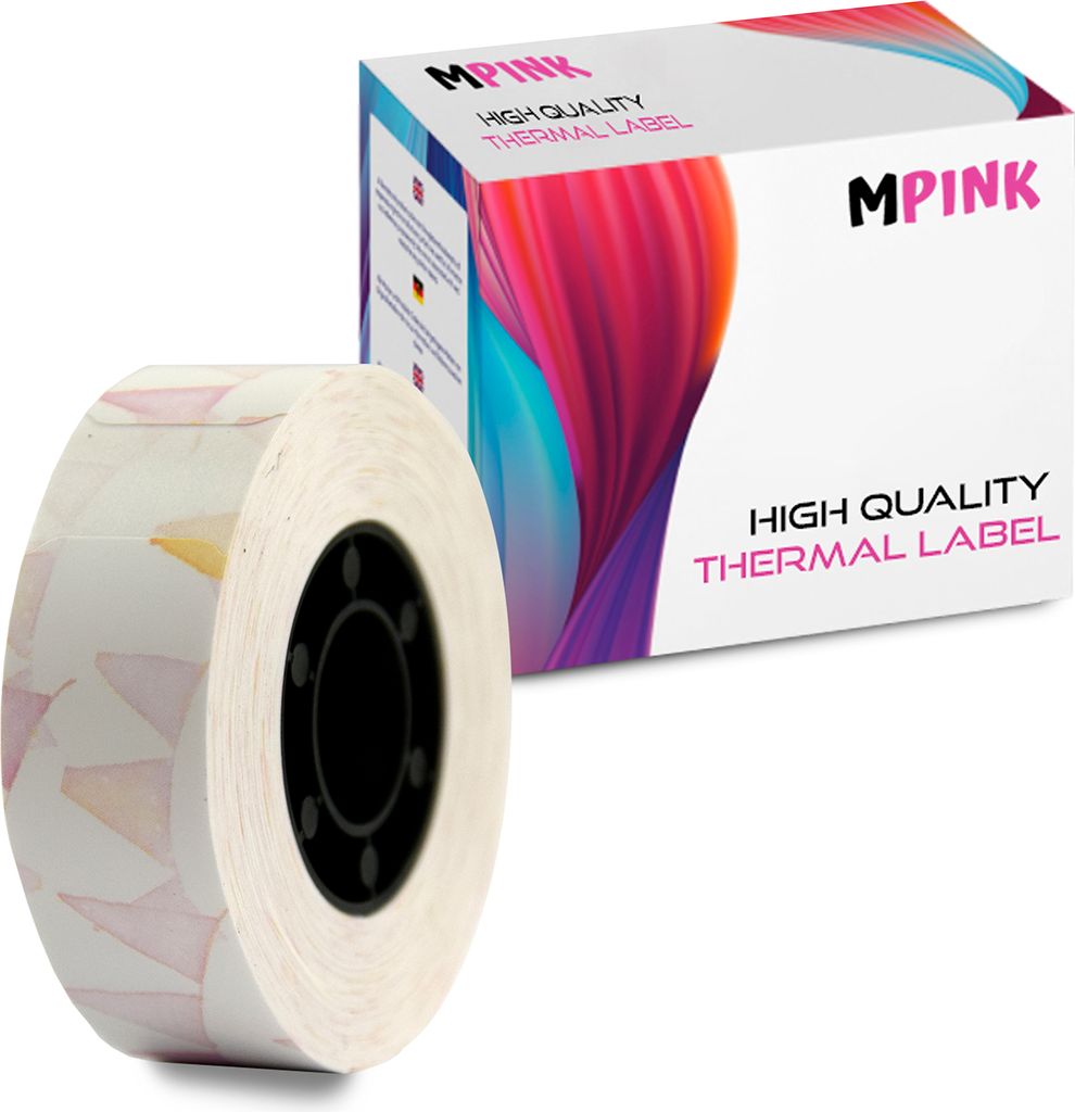 Etikettendrucker-Papier Papierrolle für Tragbarer Etikettendrucker Colorful Flags