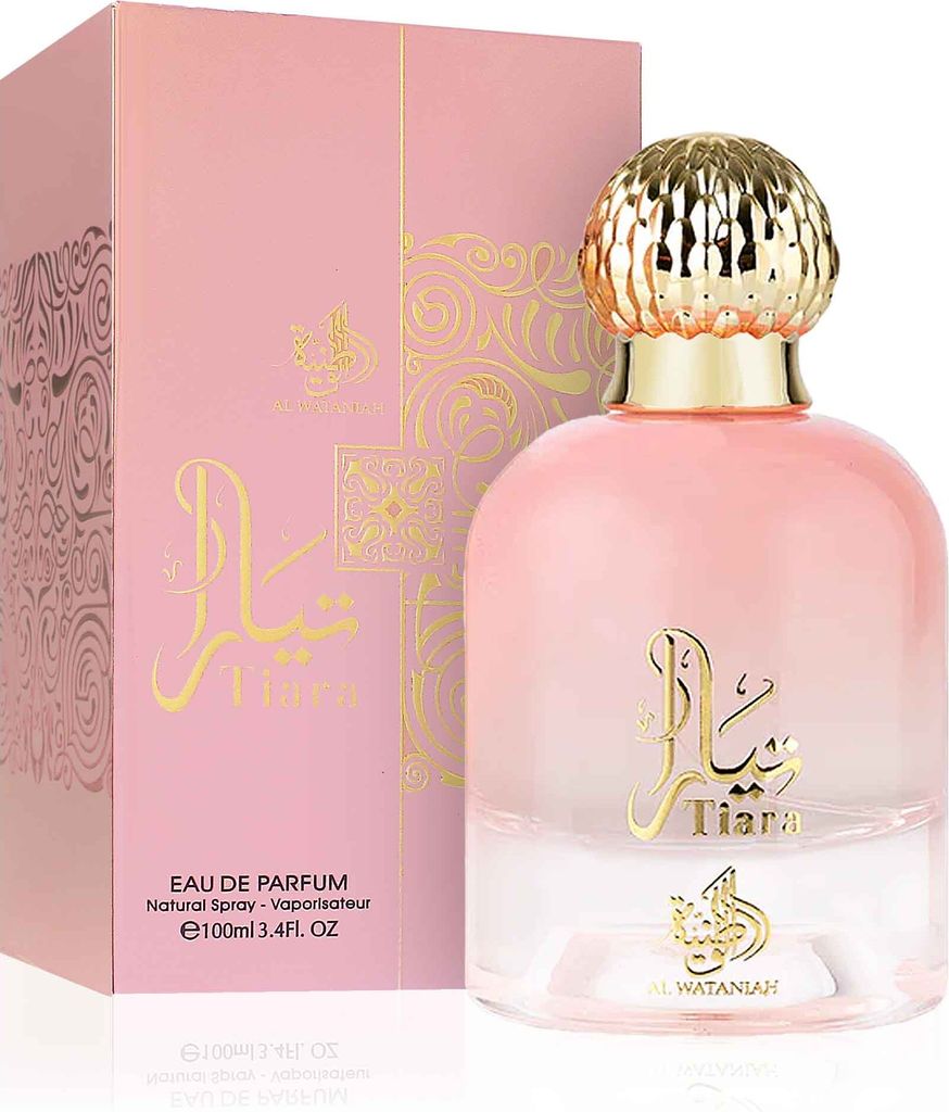 Al Wataniah Tiara Pink Eau de Parfum für Frauen 100 ml Produktbild 
