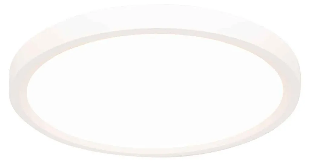 Luminaire Plafonnier LED Rond Blanc 30cm en Métal Moderne Steinhauer 4132W