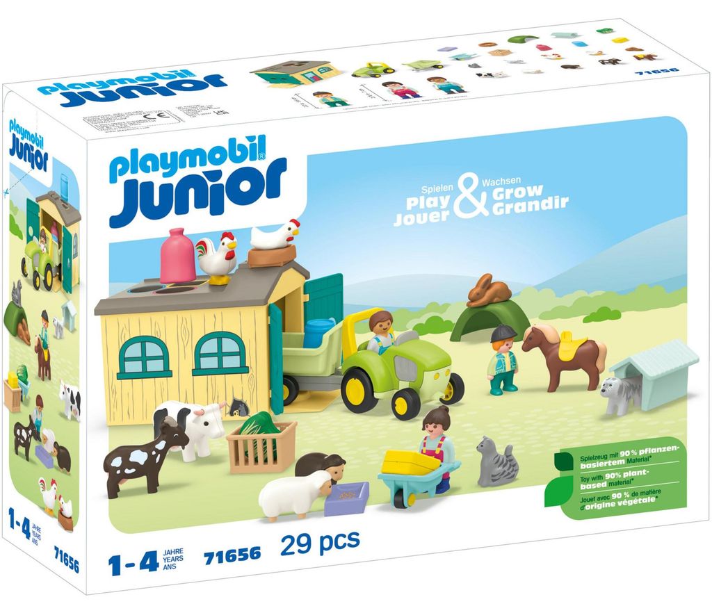 71656 Junior : Aventure à la ferme avec tracteur, remorque Image du produit 