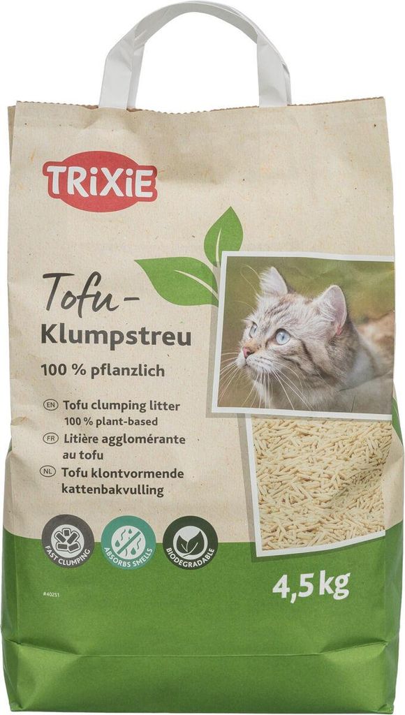 TRIXIE Tofu-Klumpstreu - diverse - 350L x 410H x 120B