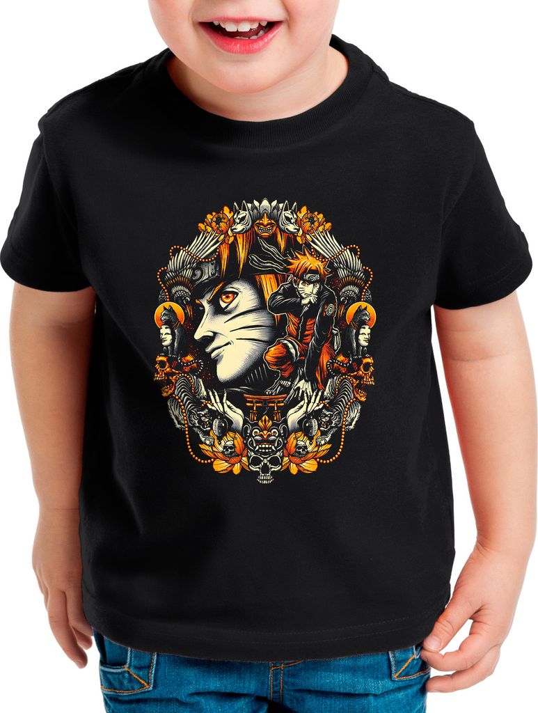 style3 Ninja Legend Kinder T-Shirt ninja anime manga cosplay