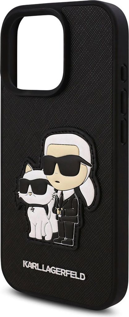 Karl Lagerfeld, iPhone 16 Pro Max Hülle Saffiano Karl & Produktbild 