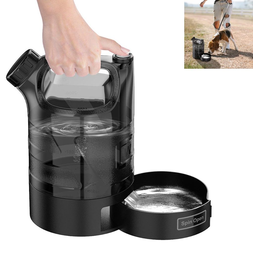 3L Tragbarer Hunde Wasserbehälter,Outdoor Trinkflasche für Produktbild 