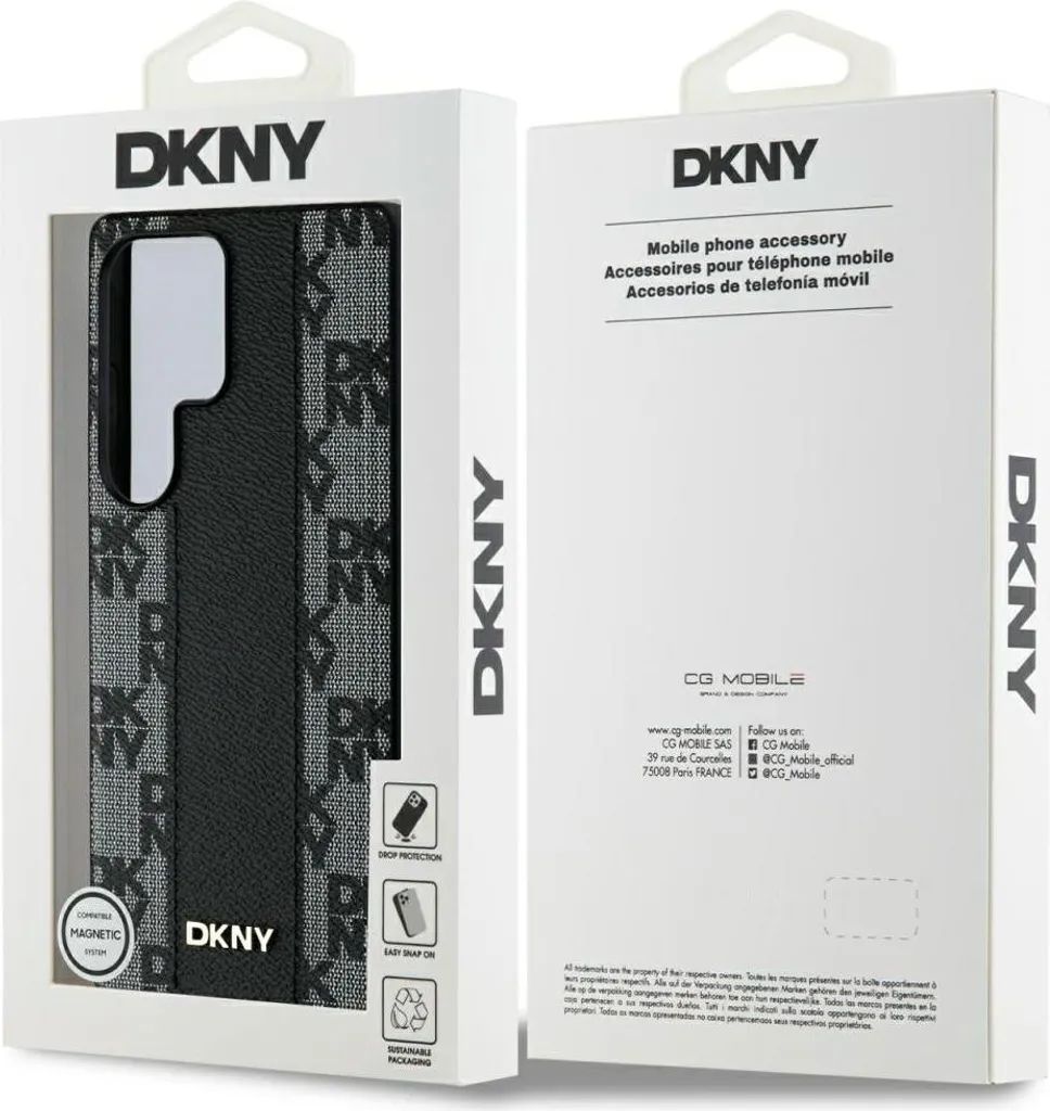 Custodia per Samsung S25 Ultra DKNY Pelle Nera MagSafe | Opinioni - 8