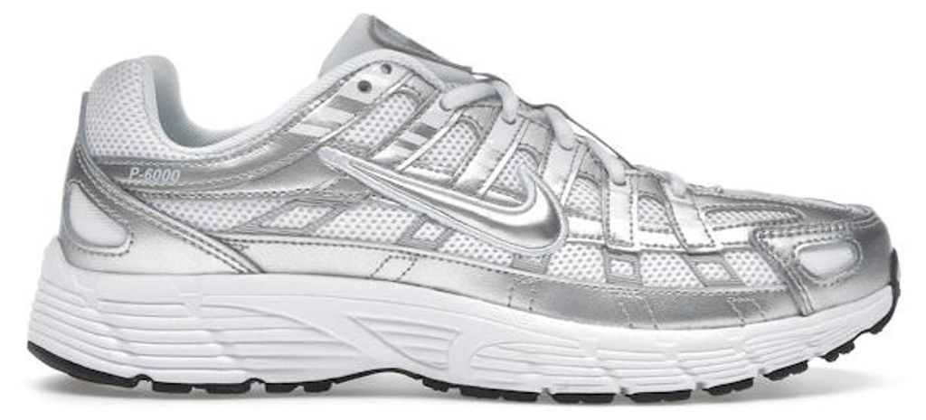 Nike P-6000 White Metallic Silver (GS) - EU 35.5 Produktbild 