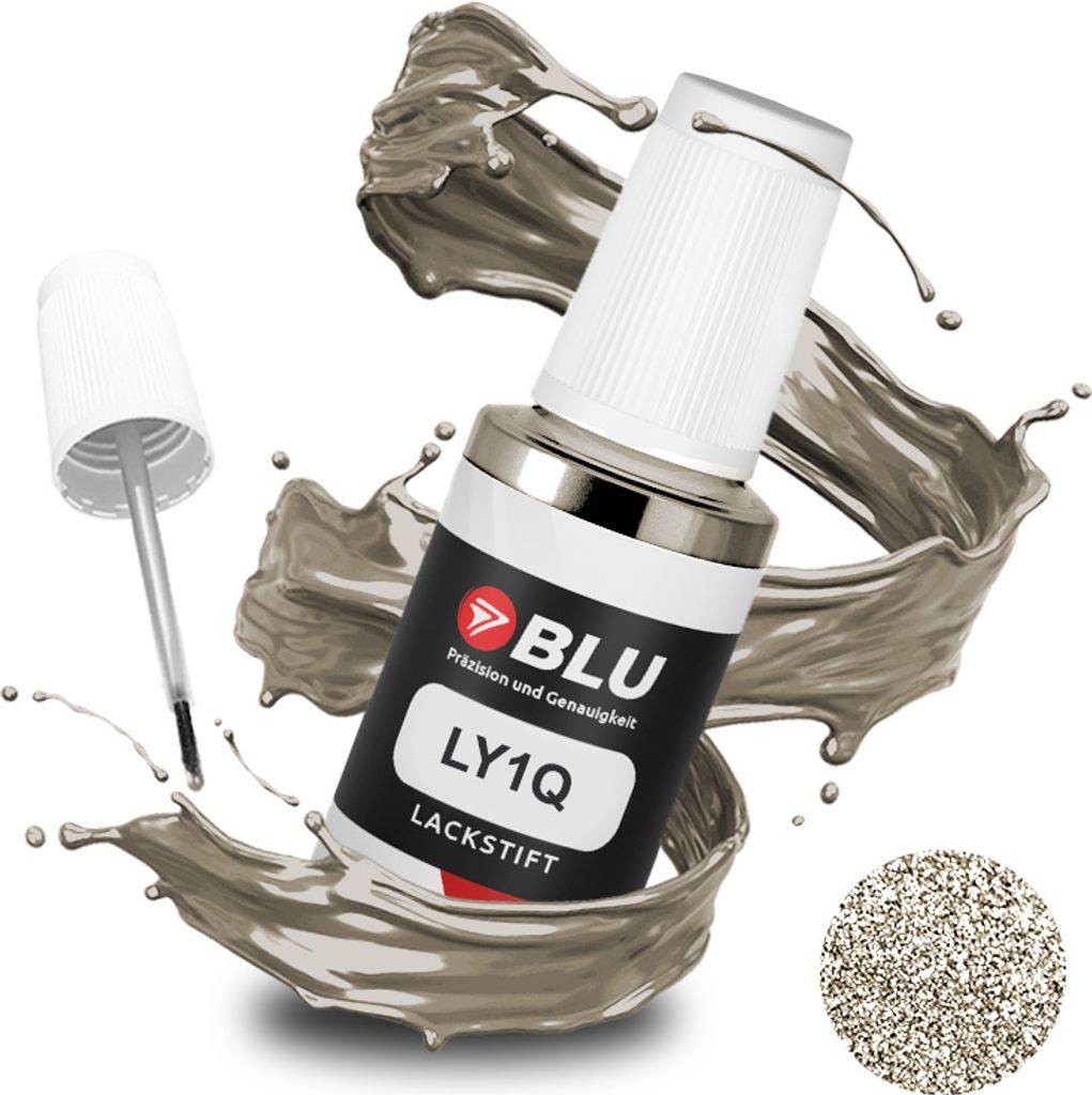 BLU Auto Lackstift Gold kompatibel für Audi LY1Q Dakarbeige | Auto Lack Reparatur Ausbesserungslack