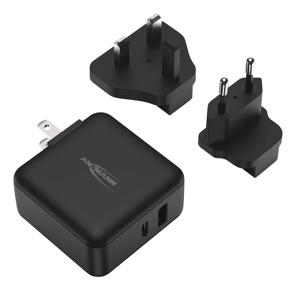 ANSMANN Chargeur USB de Voyage 30W Fast Charge Adaptateur Universel Blanc