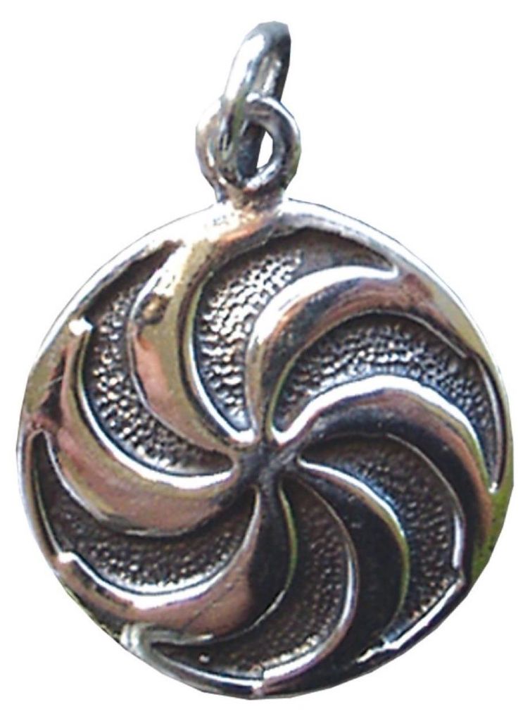 Anhänger "Spiralwirbel" 2,5cm Silber 925 2,7g