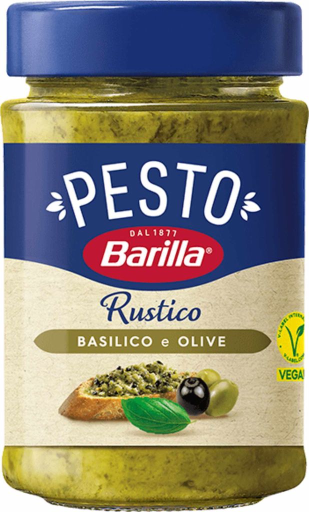 Barilla Pesto Rustico Basilico e Olive 200g
