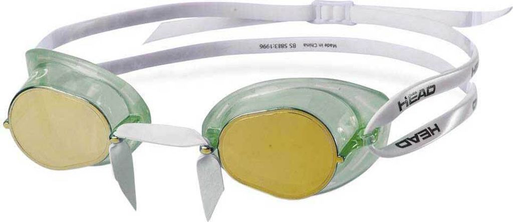 Head Swimming Racer Mirrored Tpr Green One Size