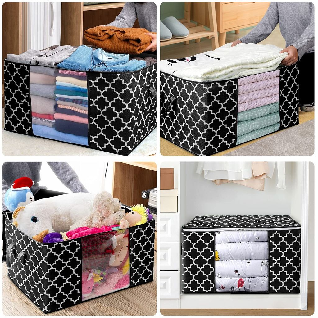 2 Stück Aufbewahrungstasche Kleidung Bettdecken Produktbild 7